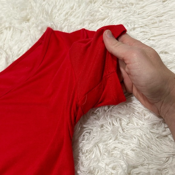 Women’s Alphalete Red Crop Top Size S - Picture 5 of 8